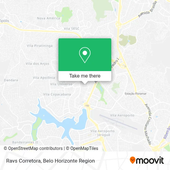 Ravs Corretora map