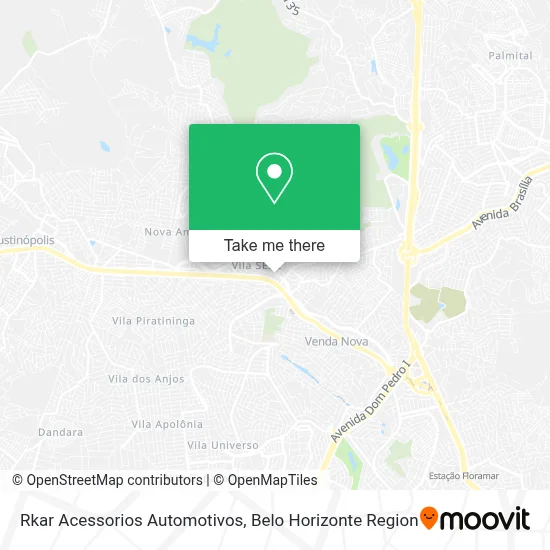 Rkar Acessorios Automotivos map