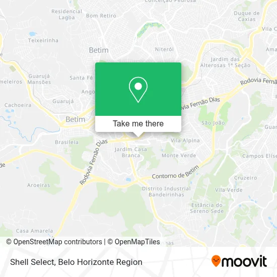 Shell Select map