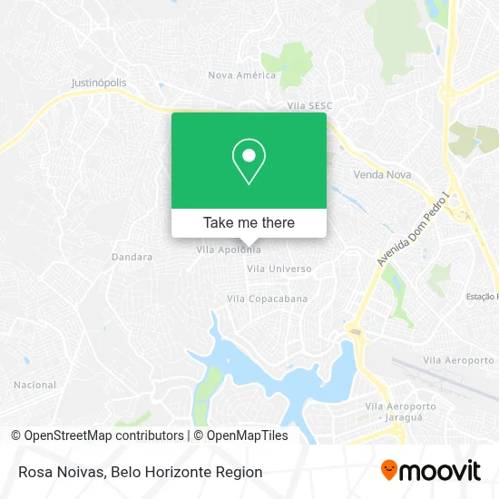 Rosa Noivas map