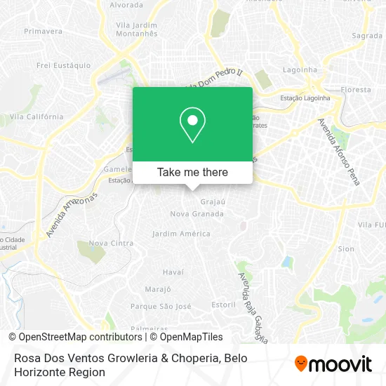 Rosa Dos Ventos Growleria & Choperia map