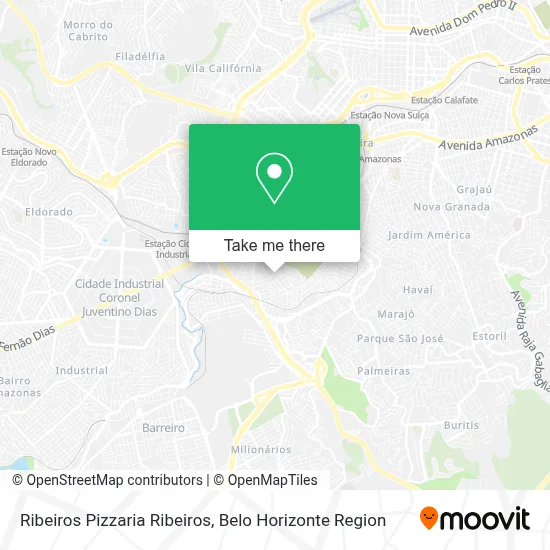 Ribeiros Pizzaria Ribeiros map