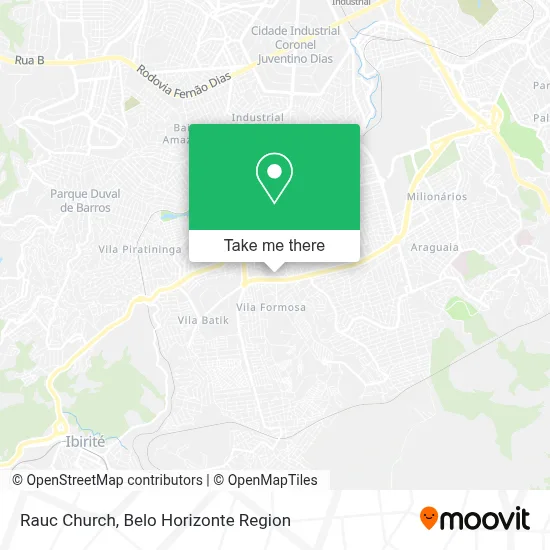 Rauc Church map