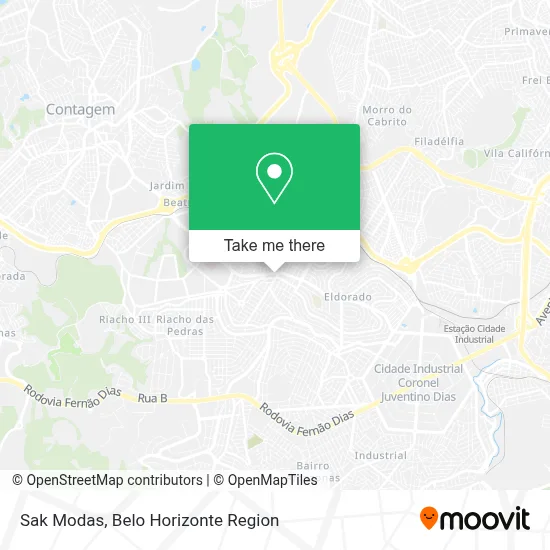 Sak Modas map