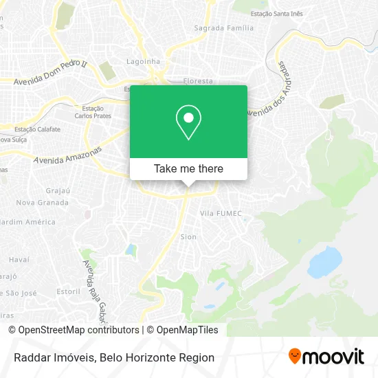 Raddar Imóveis map
