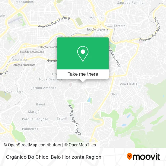 Orgânico Do Chico map