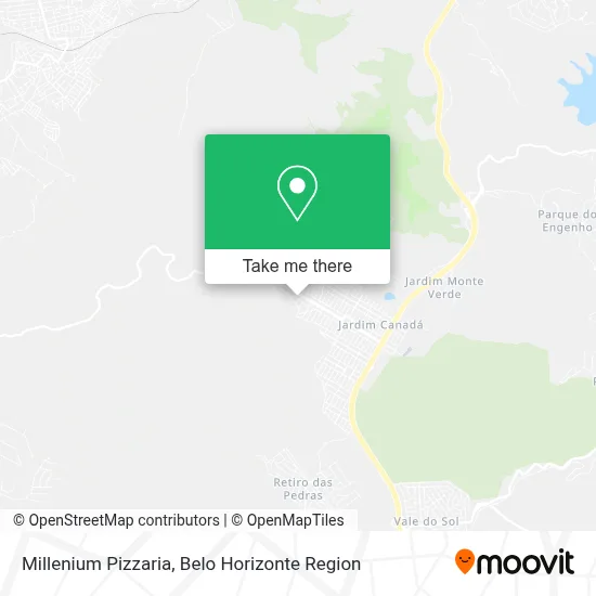 Millenium Pizzaria map