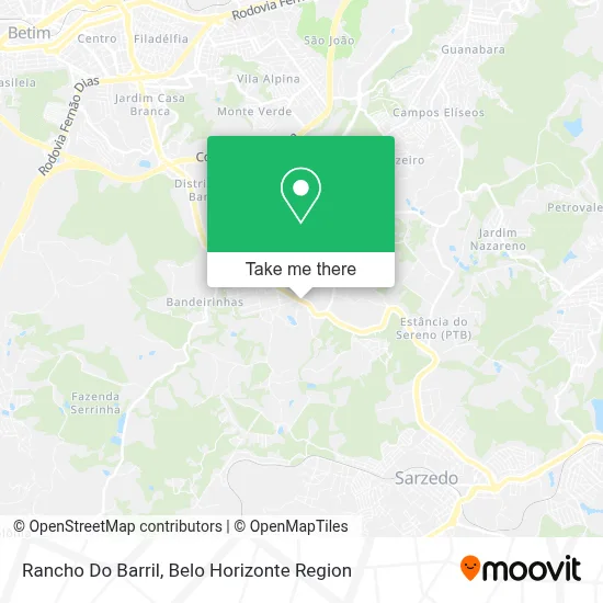 Rancho Do Barril map