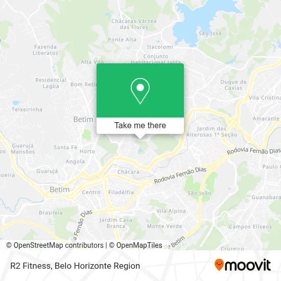 R2 Fitness map