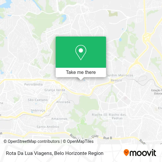 Rota Da Lua Viagens map
