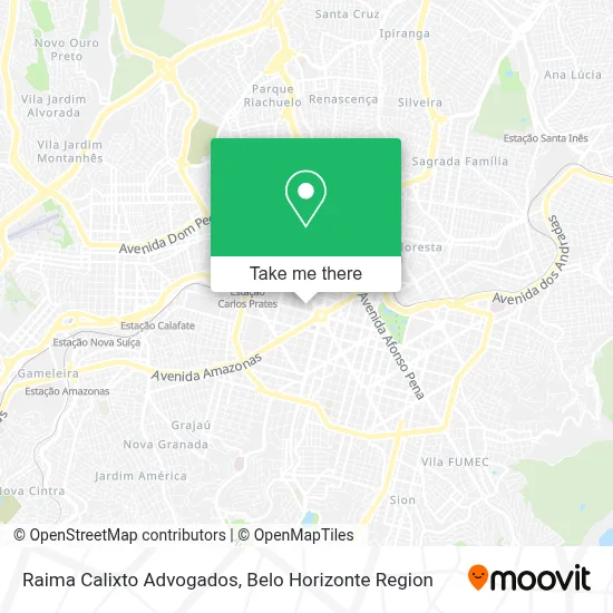Raima Calixto Advogados map
