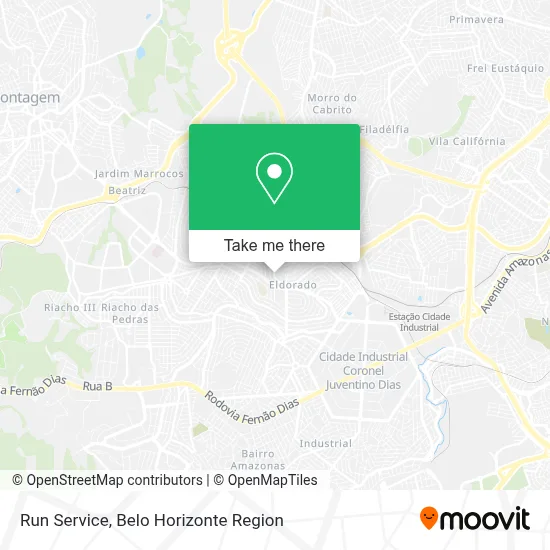Run Service map