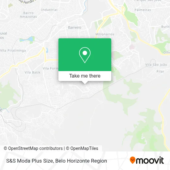 S&S Moda Plus Size map