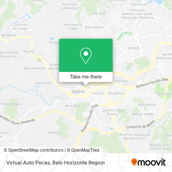 Virtual Auto Pecas map