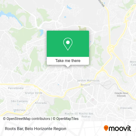 Roots Bar map