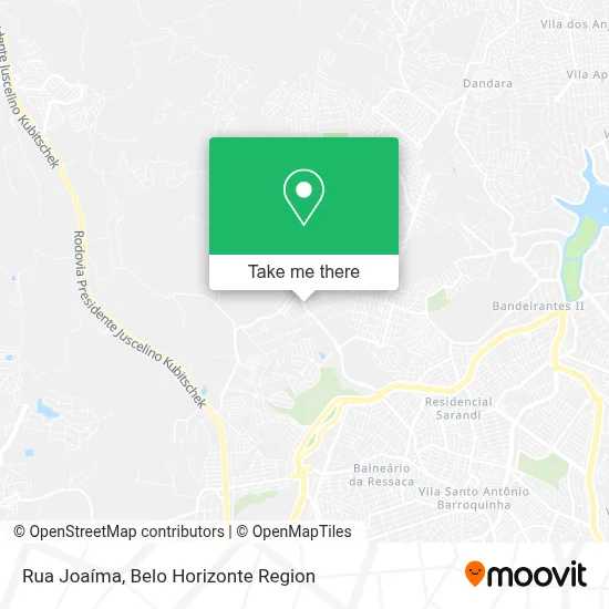 Rua Joaíma map