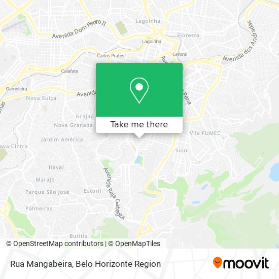 Rua Mangabeira map