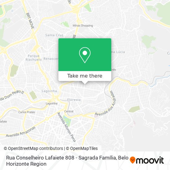 Rua Conselheiro Lafaiete 808 - Sagrada Família map