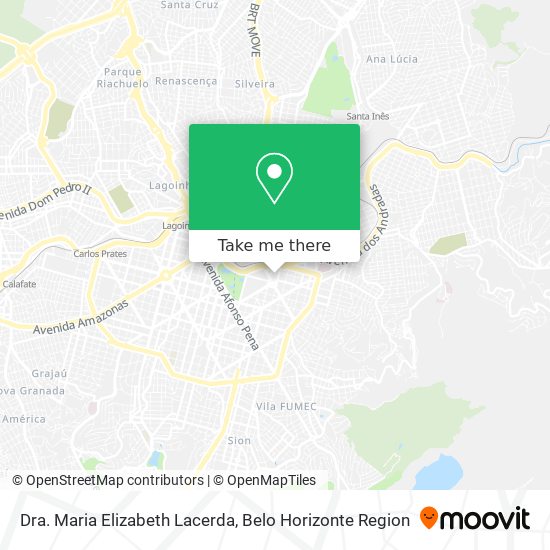 Dra. Maria Elizabeth Lacerda map