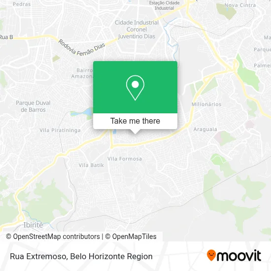 Rua Extremoso map