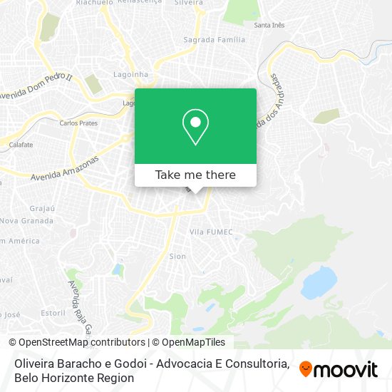 Mapa Oliveira Baracho e Godoi - Advocacia E Consultoria