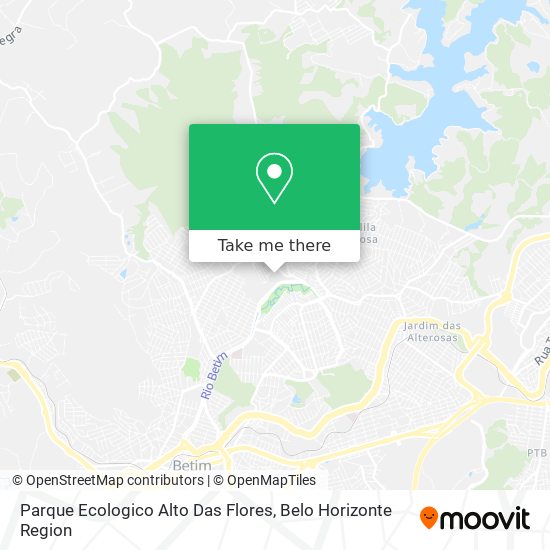 Parque Ecologico Alto Das Flores map