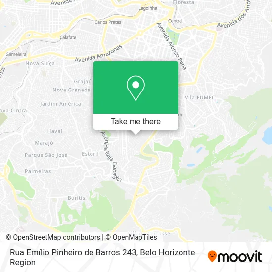 Rua Emílio Pinheiro de Barros 243 map