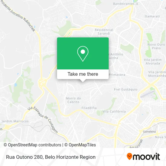 Rua Outono 280 map