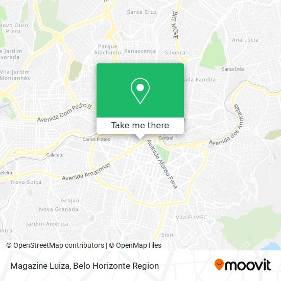 Magazine Luiza map