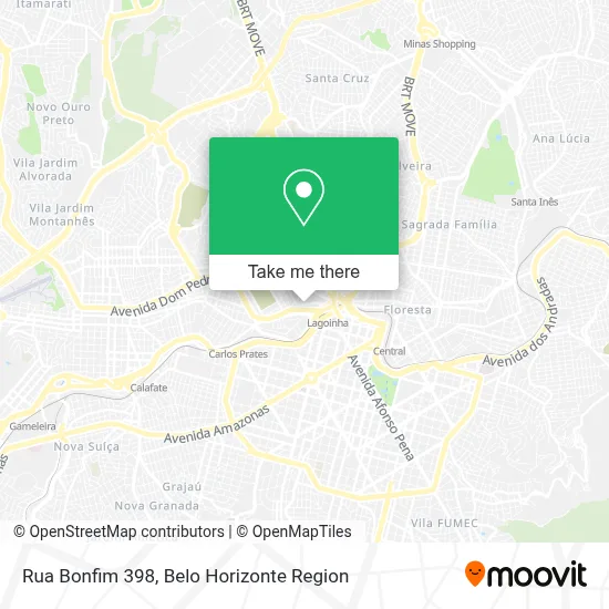 Rua Bonfim 398 map