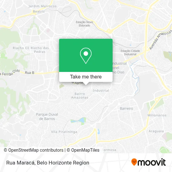 Rua Maracá map