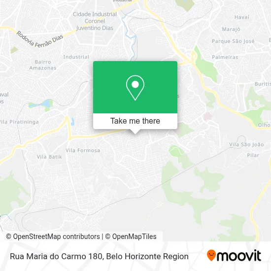 Rua Maria do Carmo 180 map