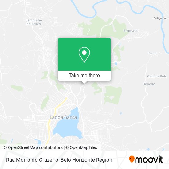Rua Morro do Cruzeiro map