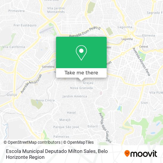 Escola Municipal Deputado Milton Sales map