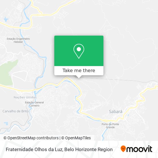 Fraternidade Olhos da Luz map