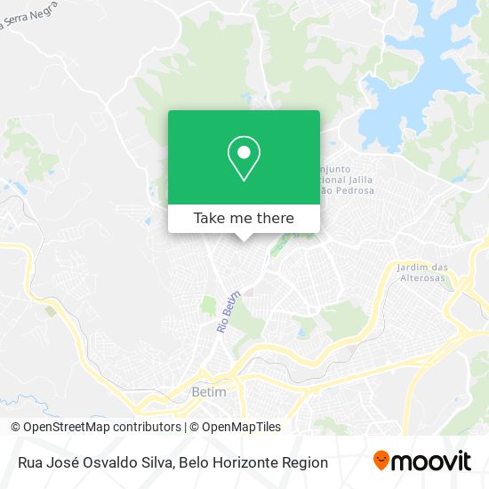 Rua José Osvaldo Silva map