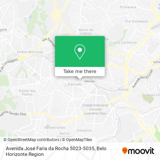 Mapa Avenida José Faria da Rocha 5023-5035