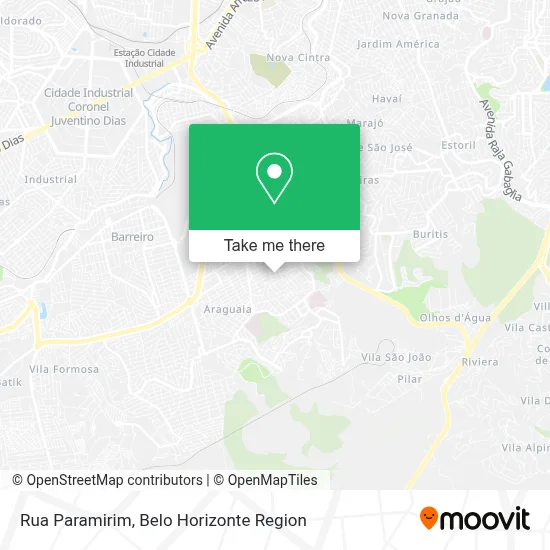 Rua Paramirim map