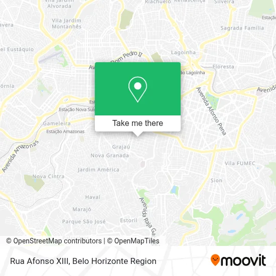 Rua Afonso XIII map