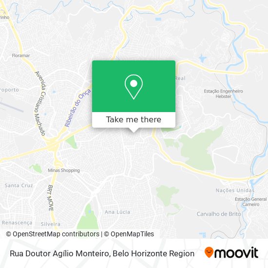 Rua Doutor Agílio Monteiro map