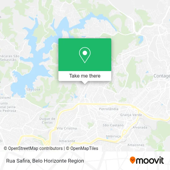 Rua Safira map