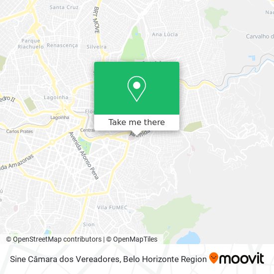 Sine Câmara dos Vereadores map