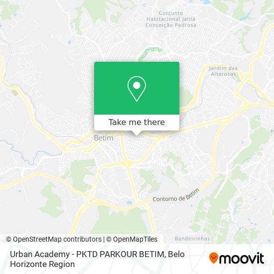 Urban Academy - PKTD PARKOUR BETIM map