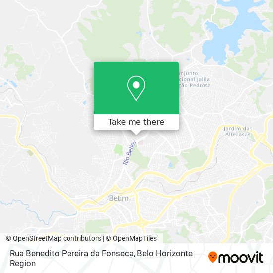 Rua Benedito Pereira da Fonseca map