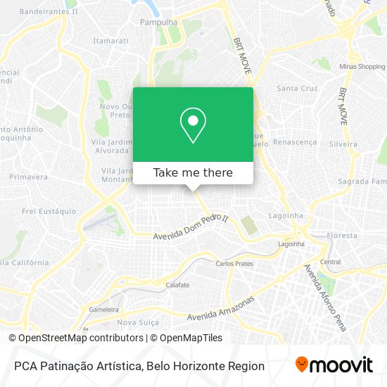 PCA Patinação Artística map