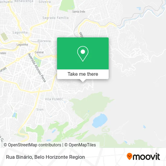 Rua Binário map