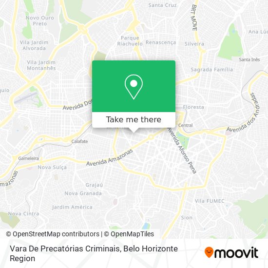 Vara De Precatórias Criminais map