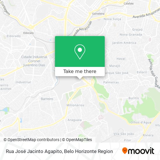 Rua José Jacinto Agapito map