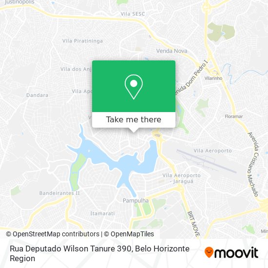 Rua Deputado Wilson Tanure 390 map