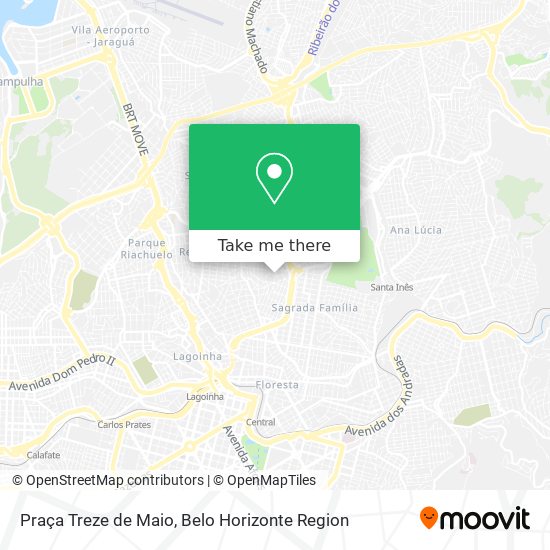 Praça Treze de Maio map